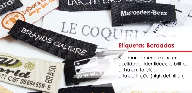 Etiquetas Bordadas