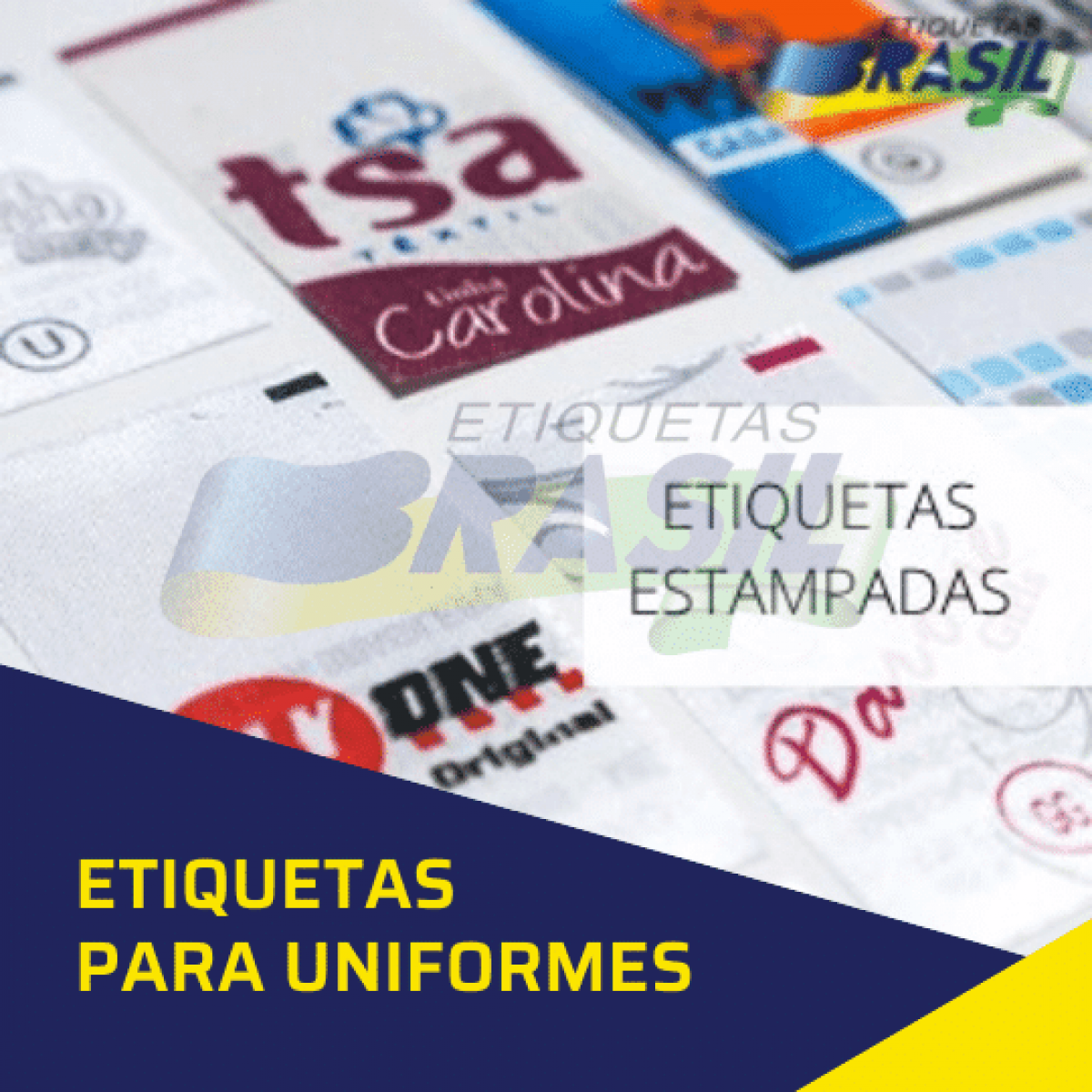 etiquetas de uniformes